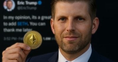 Ethereum Price почти удваивается после обновления после пептра, приближается к Эрику Трампу Promo High