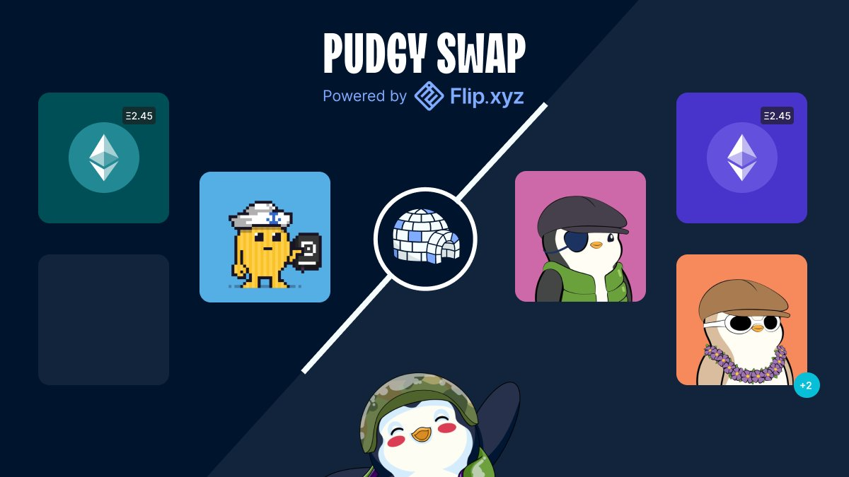 Pudgy Penguins поддерживает внебиржевую торговлю с новой платформой Pudgy Swap