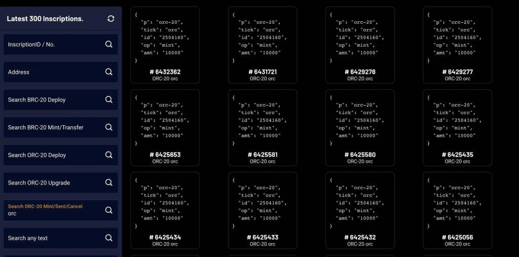 Récord de volumen de negociación de ORC-20 después de la sugerencia de Binance Academy