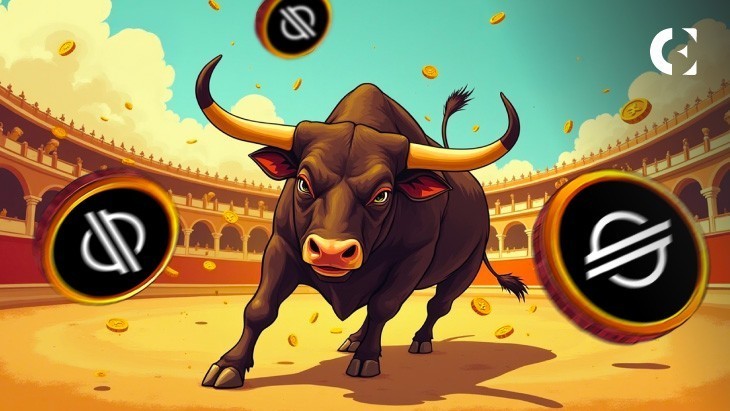 Звездный (XLM) сигнализирует о обращении бычьего схема, схема прорыва, более высокие цели фибоначчи