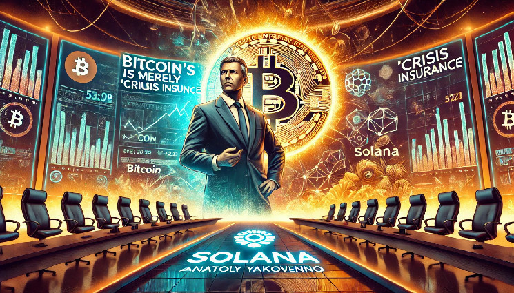 Новости биткоин: Яковенко из Solana отвергает ценность BTC, рассматривая его только как страховку от кризиса
