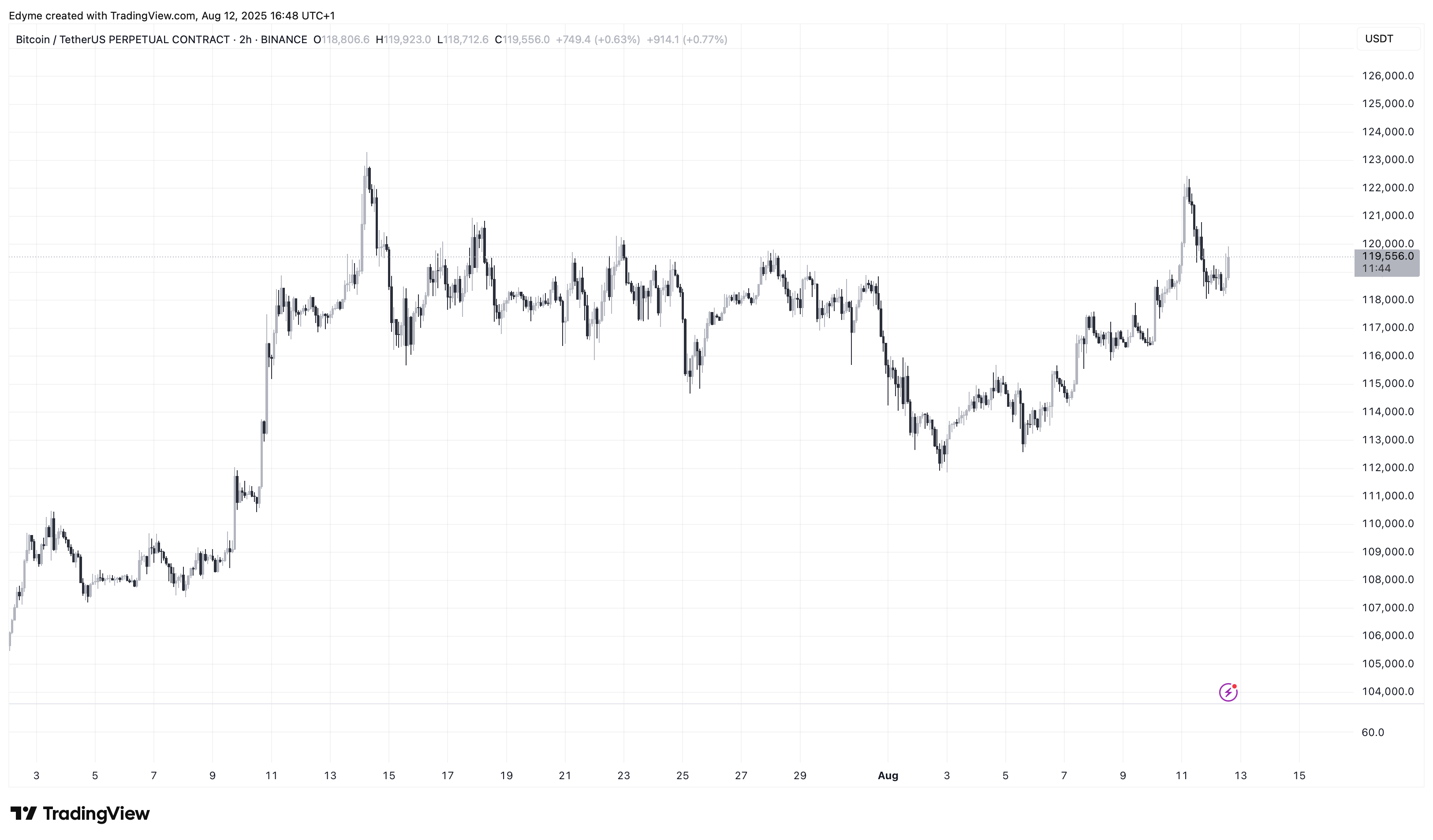 BINANCE:BTCUSDT.P Chart Image by Edyme