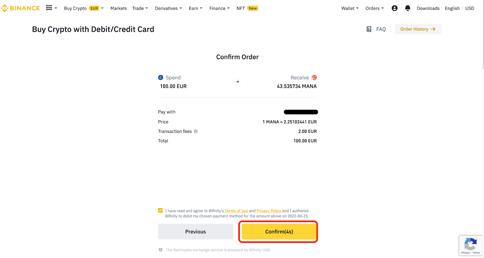 Binance Krypto kaufen