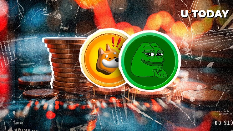 Криптопередатчики с топ -мемом рухнули, Пепе, худшие исполнители Бонка