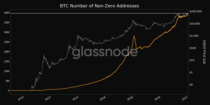 Сеть биткоина в ноябре зарегистрировала более 900 000 новых адресов