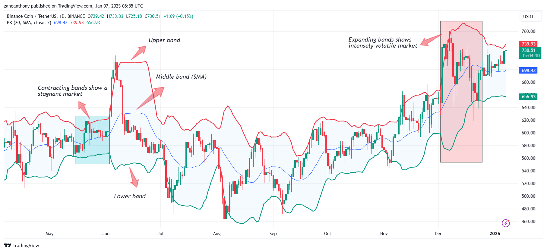 Прогноз цены Binance Coin (BNB) на 2025-2030 годы: достигнет ли цена BNB $1,500 в ближайшее время?