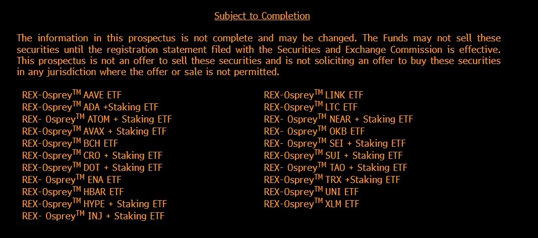 30+ заявок на крипто-ETF обрушиваются на SEC за один день, в то время как Уолл-стрит готовится к массивному взрыву