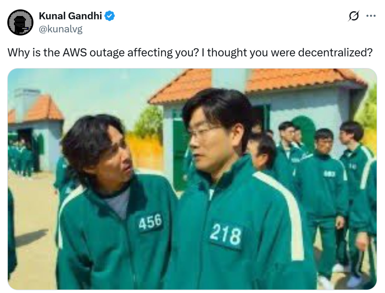 ‘House is fine, but door is jammed’: AWS outage shows crypto’s weak spot 4 239f783db066fc8e909b2e0a38461f6b9e8fda13