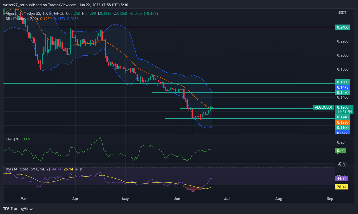 Algorand Price Prediction: Algo Price Rises Above $0.12 