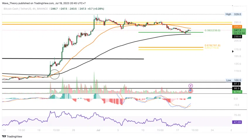 BCH Chart Analyse BeInCrypto