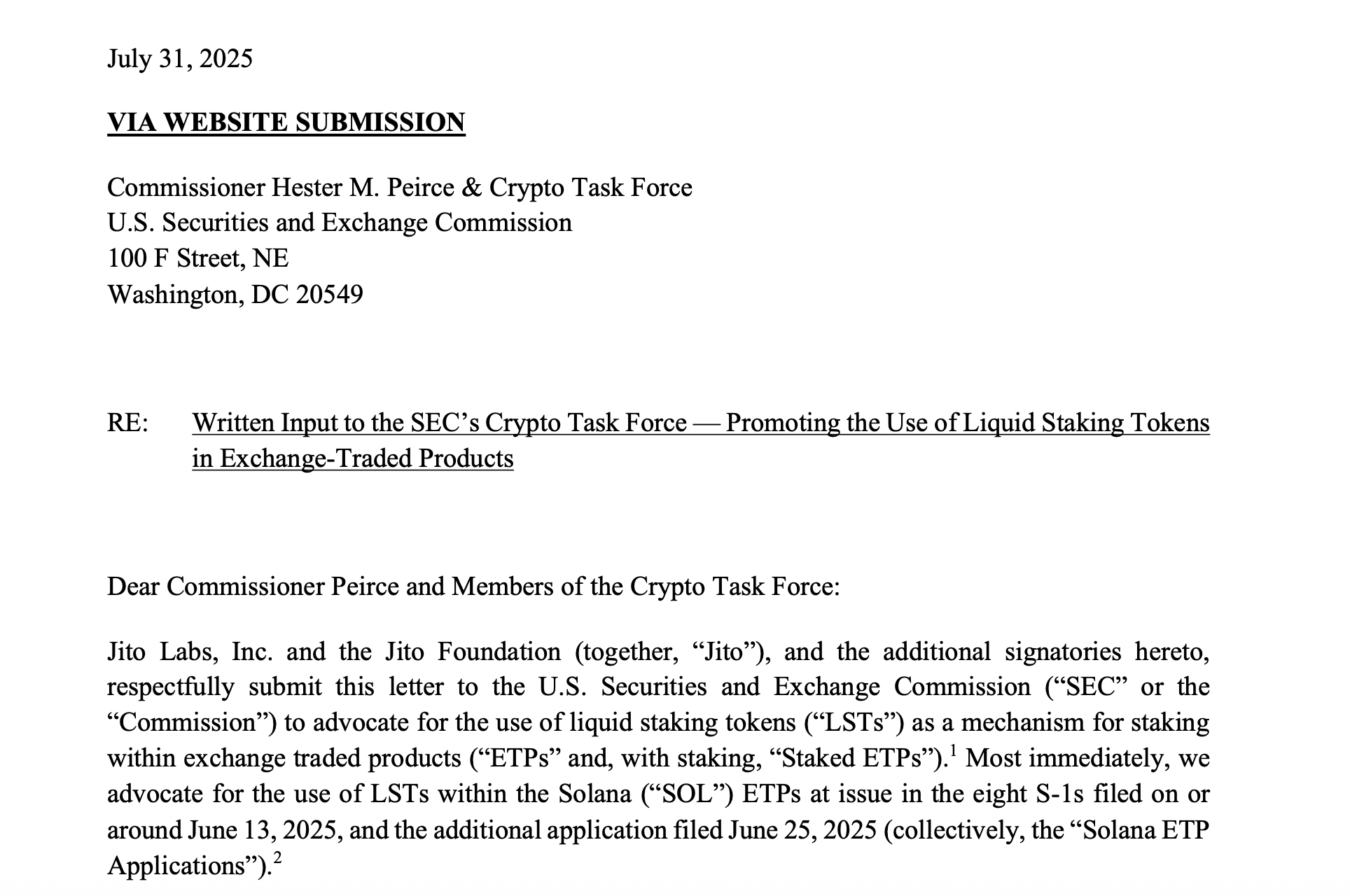 Push for liquid staking in Solana ETFs gains institutional support