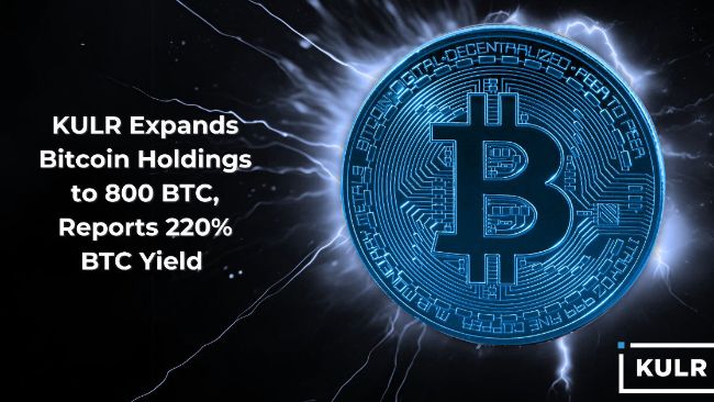 Kulr расширяет казначейство Биткойн до 78 млн. Долл. США, цитирует 220% BTC доходность YTD