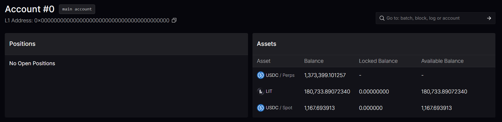Lighter Treasury Account. 