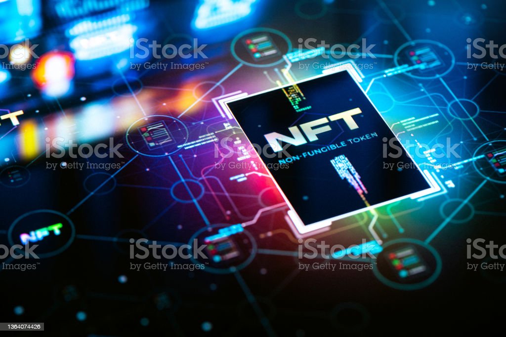 Non-Fungible Token Concept NFT 