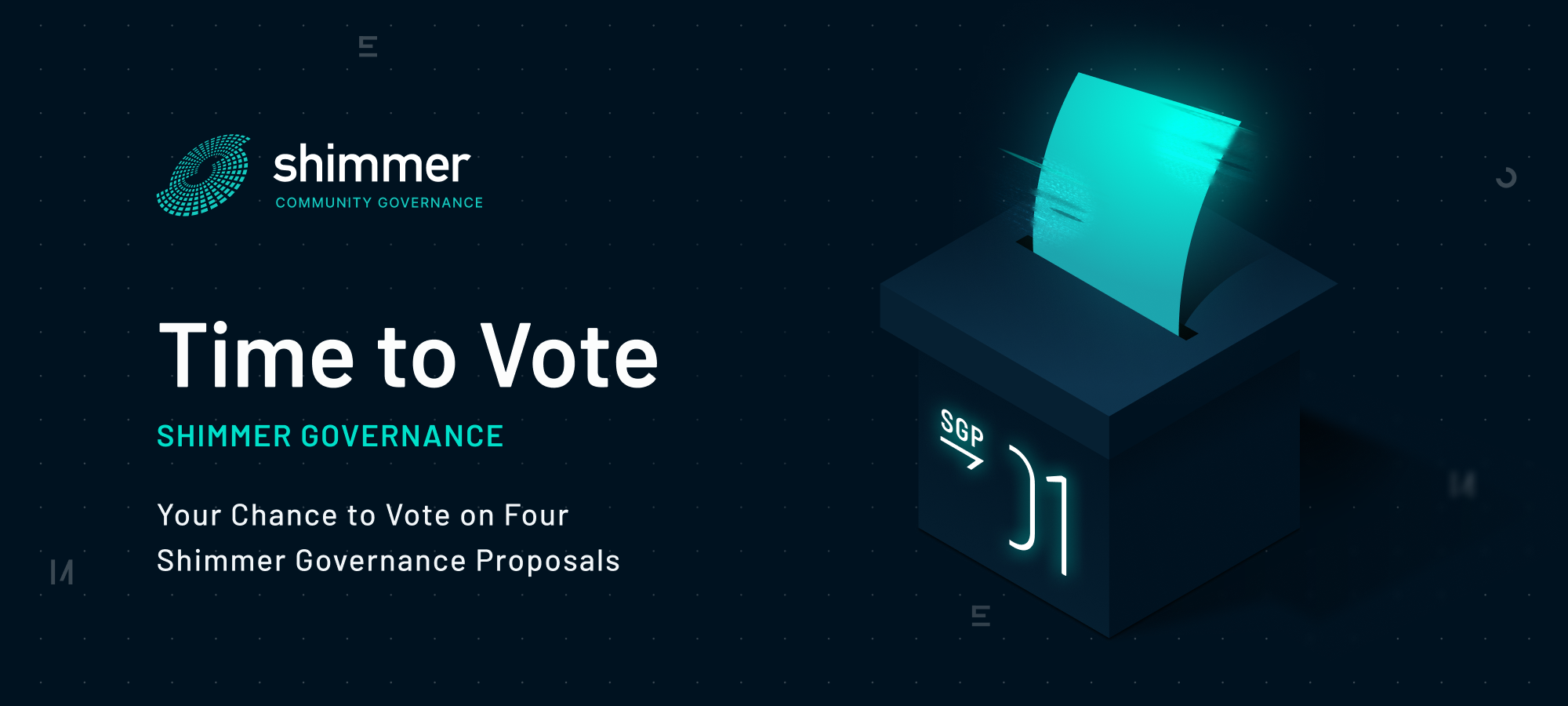 Shimmer Governance: Time to Vote