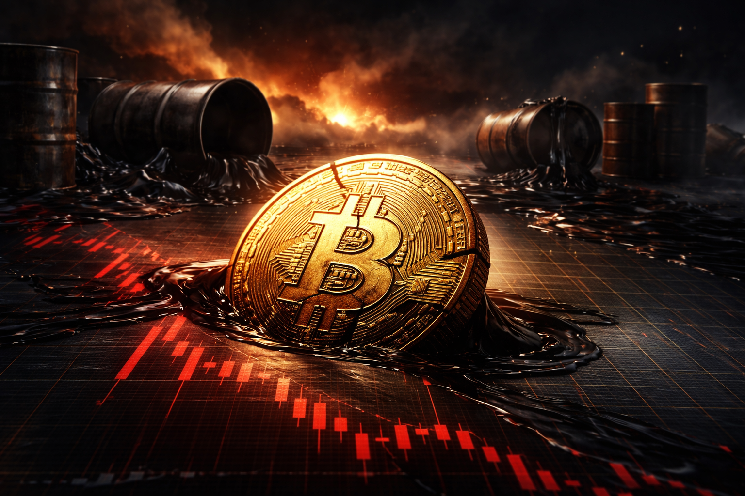 BTC Cracks Below $66K as Oil Shock Fuels Inflation, Kills Rate Cut Hopes