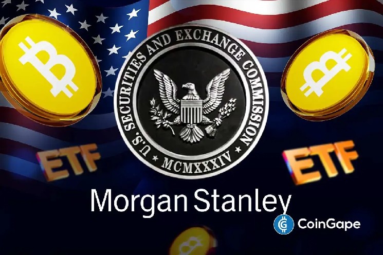 Breaking: Morgan Stanley Amends SEC Filing for First Bank Bitcoin ETF Under Ticker MSBT