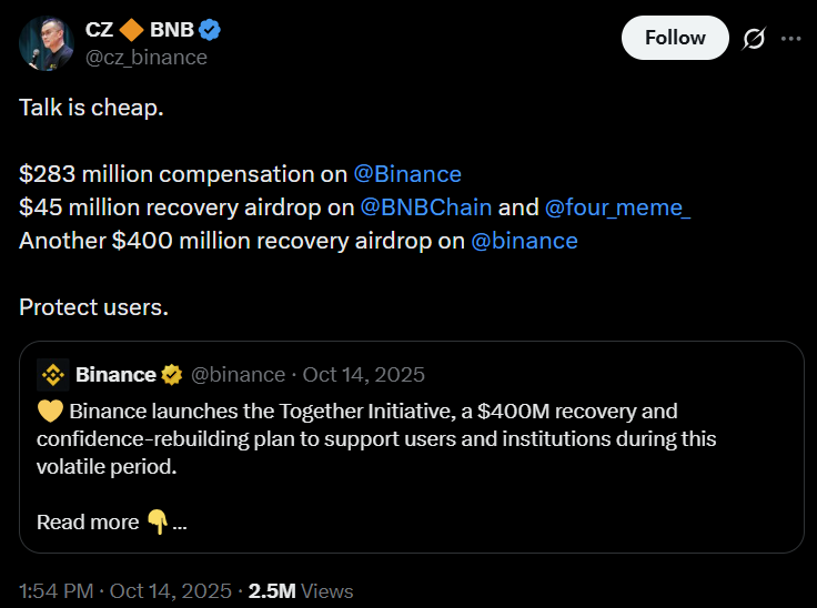 Changpeng Zhao, Exchange de Criptomonedas, Binance