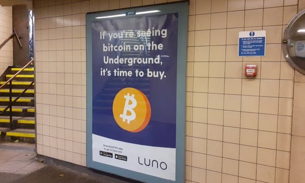 Luno’s Bitcoin advertisement. Image: The Advertising Standards Authority (ASA).