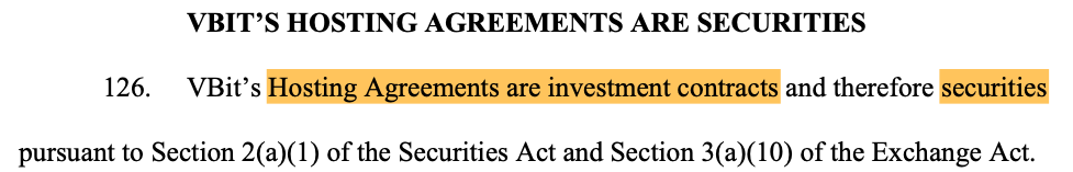 Fraud, Security, SEC, Bitcoin Mining, Hashrate