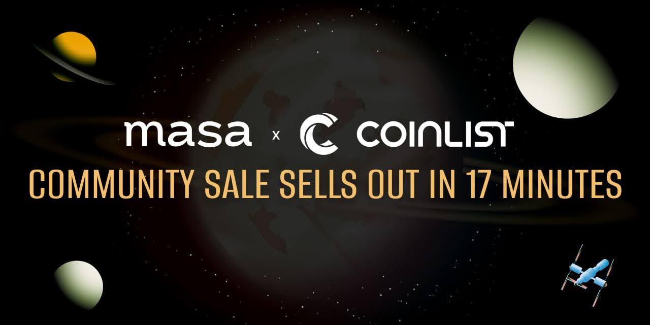 Masa Network’s Community Sale Shatters Records, Raises .75M on CoinList in 17 Minutes