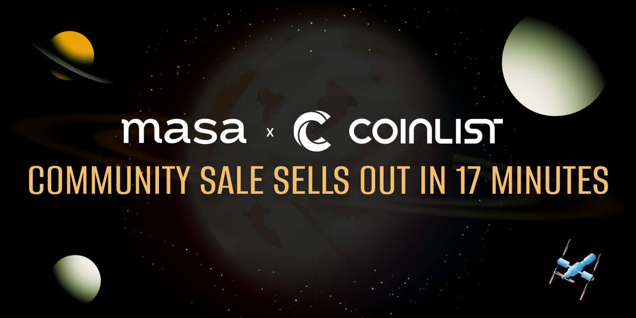 Masa Network’s Community Sale Shatters Records, Raises $8.75M on CoinList in 17 Minutes