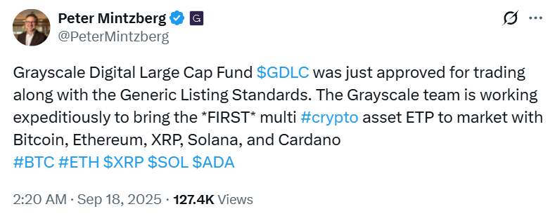 Peter Mintzberg announcement