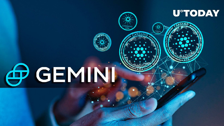 Gemini собирается зарегистрировать Cardano?