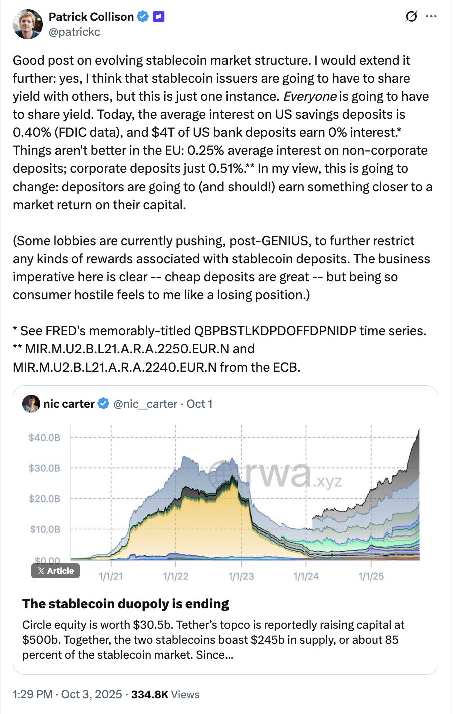 Bancos, pagos, stablecoin