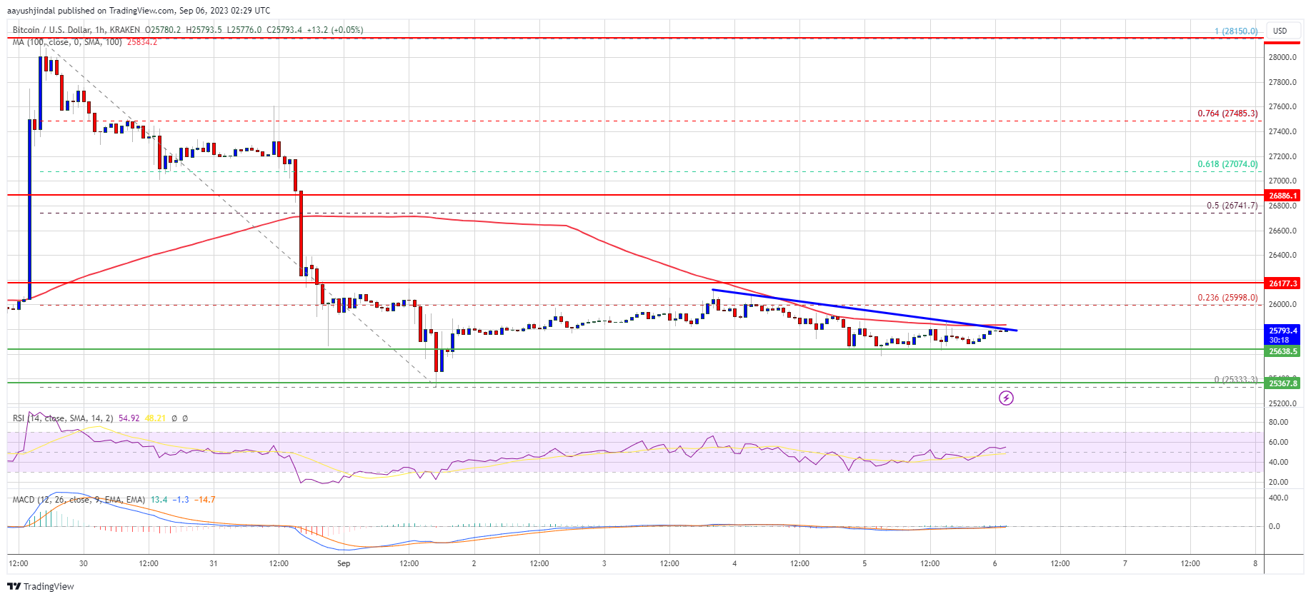 Bitcoin Bulls Tetap Kuat di $25.500 Tapi Bisakah Mereka Mendorong BTC Lebih Tinggi?