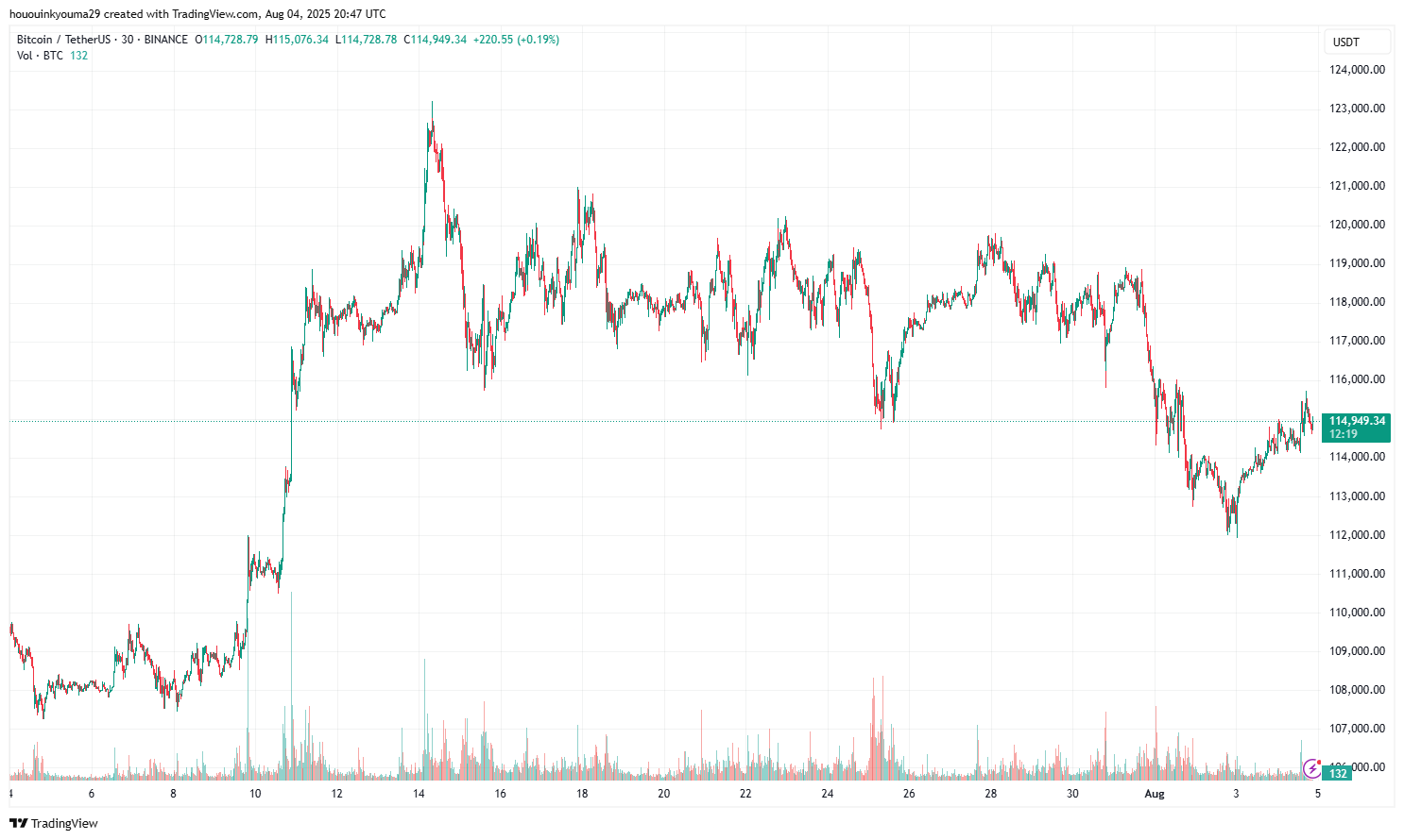 BINANCE:BTCUSDT Chart Image by hououinkyouma29