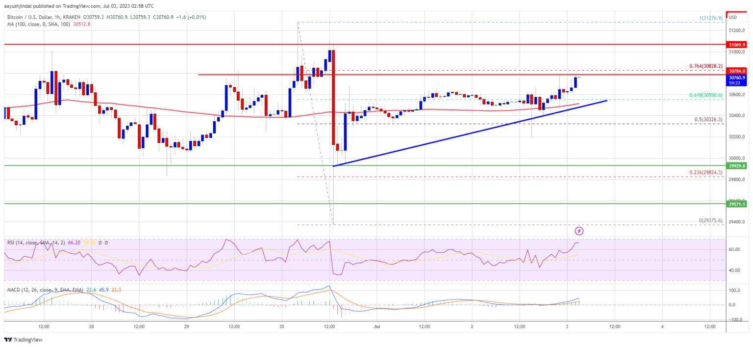 Harga Bitcoin Tetap Kuat Saat Bulls Menargetkan Tertinggi Baru Di Atas $32K