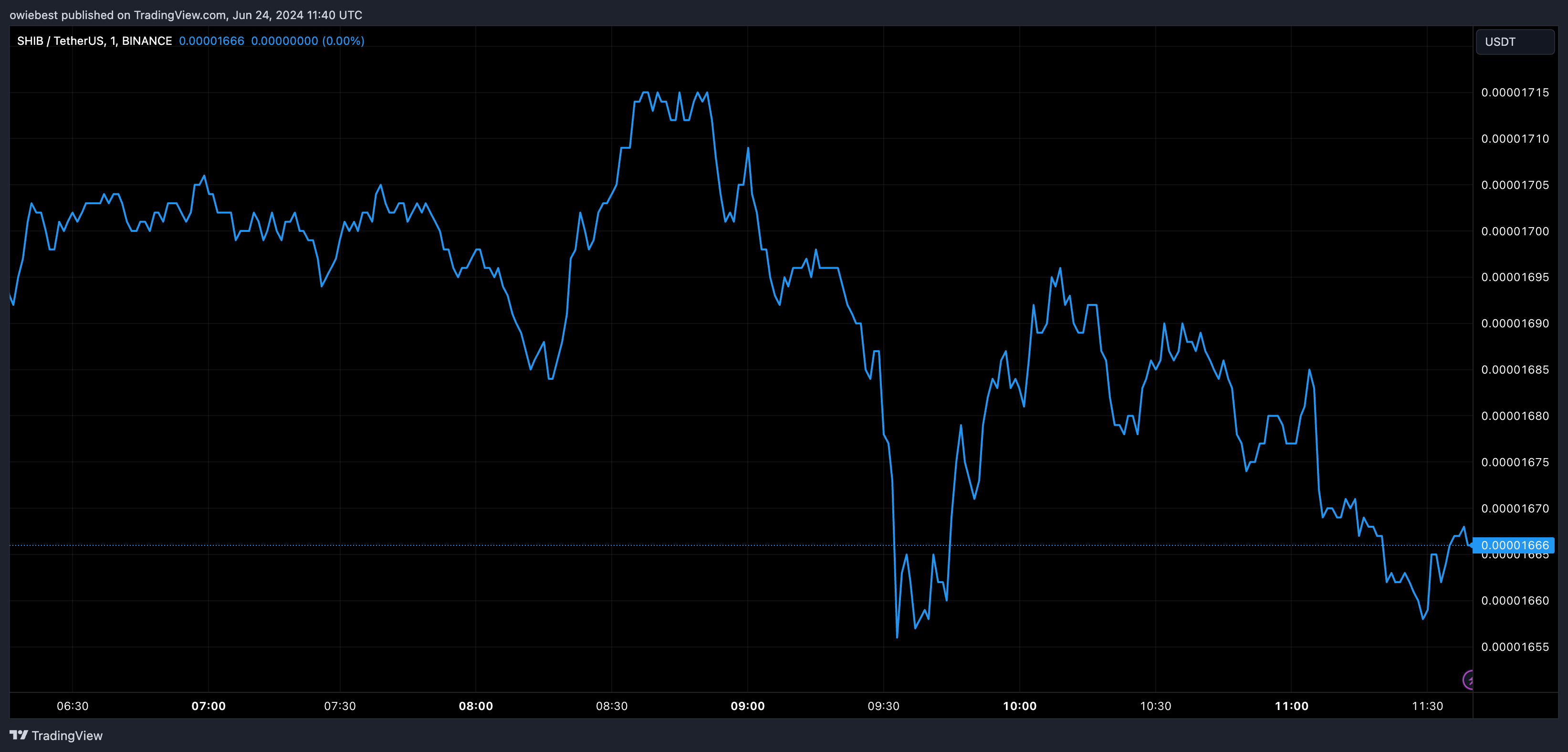 BINANCE:SHIBUSDT Chart Image by owiebest