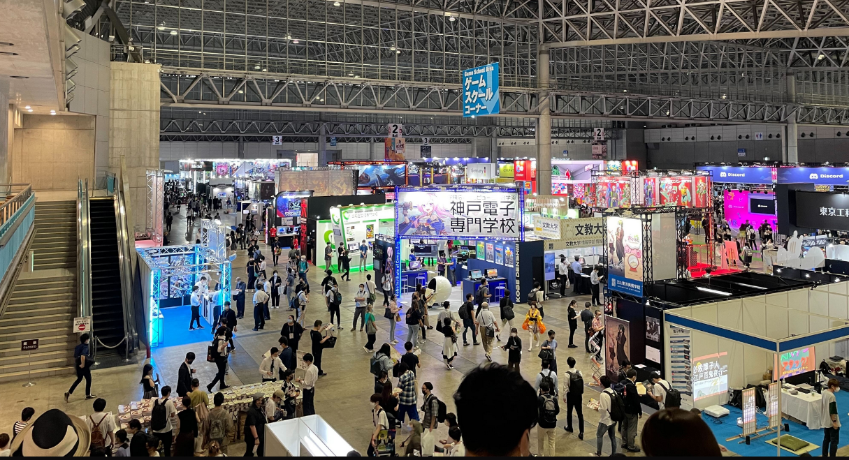 Тайтлы 2022. Токио 2022. NFT выставка. Tokyo game show 2022.