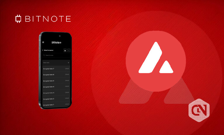 BitNote дебютирует на Avalanche с безопасным шифрованием заметок