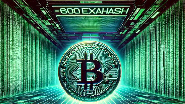 La puissance minière de Bitcoin diminue – Le hashrate du réseau tombe en dessous de 600 EH/s