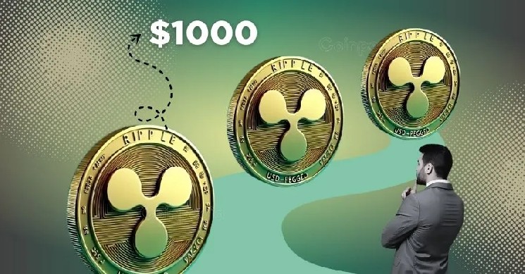 Xrp до 1000 долларов? Соучредитель Ripple может стоить 2,7 трлн долларов, 500 тыс. Совместитель.