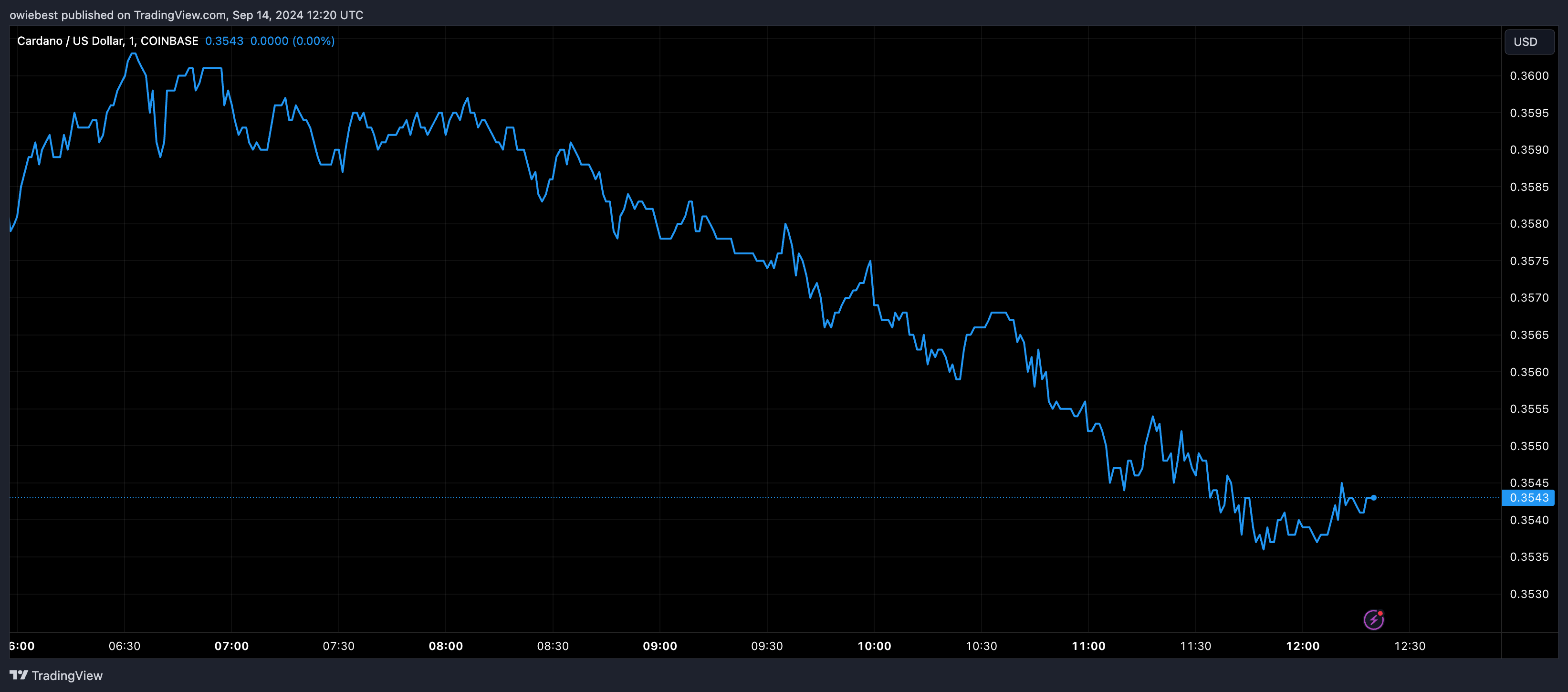 COINBASE:ADAUSD Chart Image by owiebest