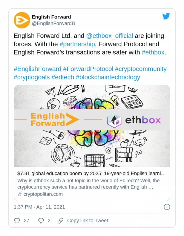 EBOX partners English Forward
