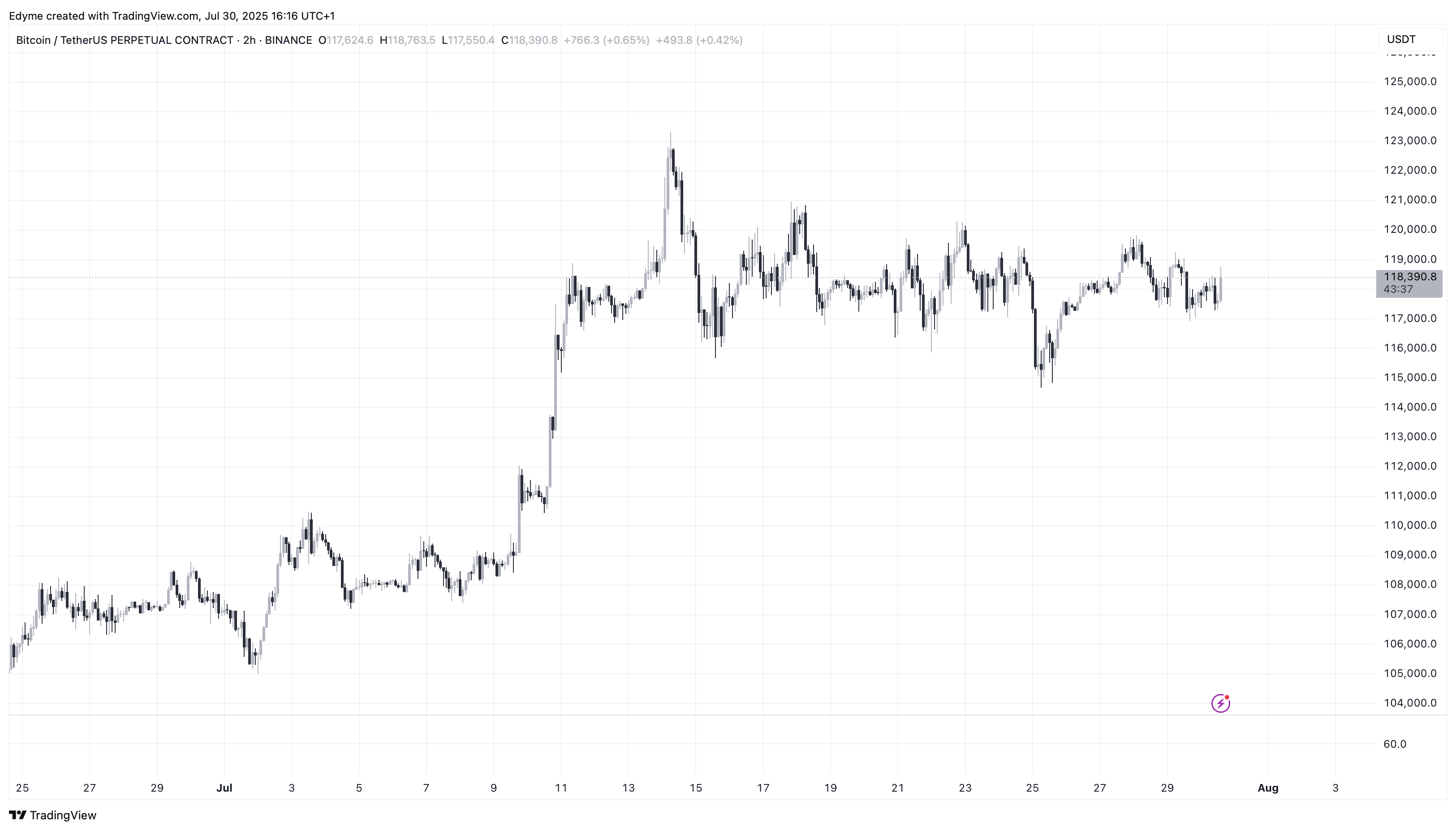 BINANCE:BTCUSDT.P Chart Image by Edyme
