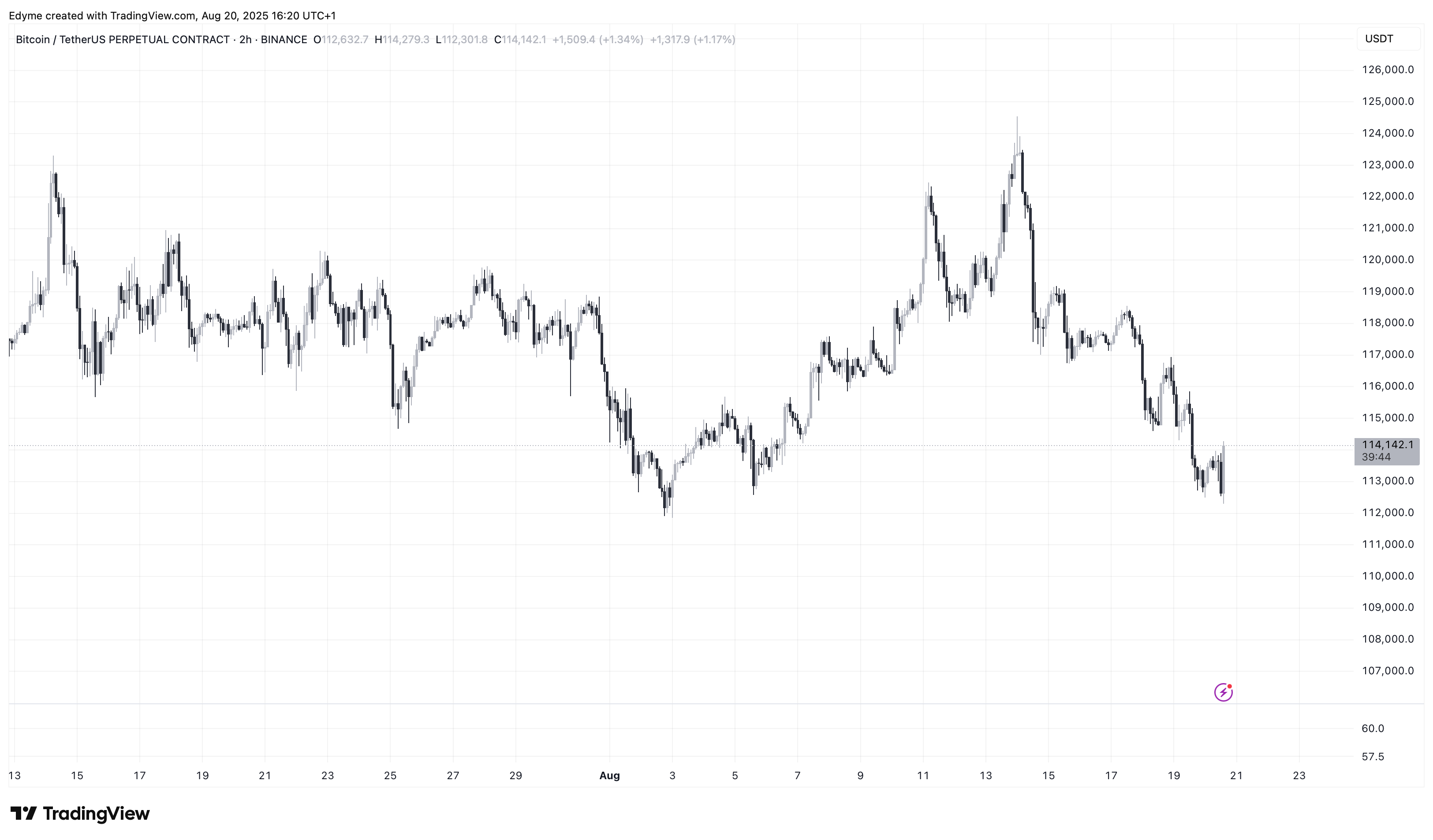 BINANCE:BTCUSDT.P Chart Image by Edyme