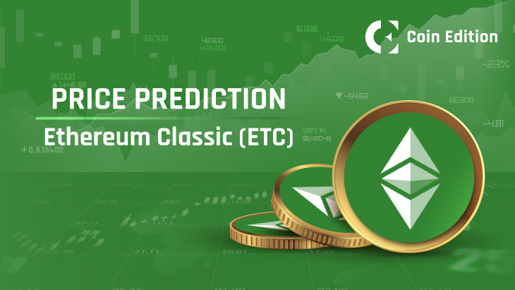 Прогноз цены Ethereum Classic (ETC) на 20 июля 2025 года: ETC прорывается к  после бычьего тренда Cup and Handle