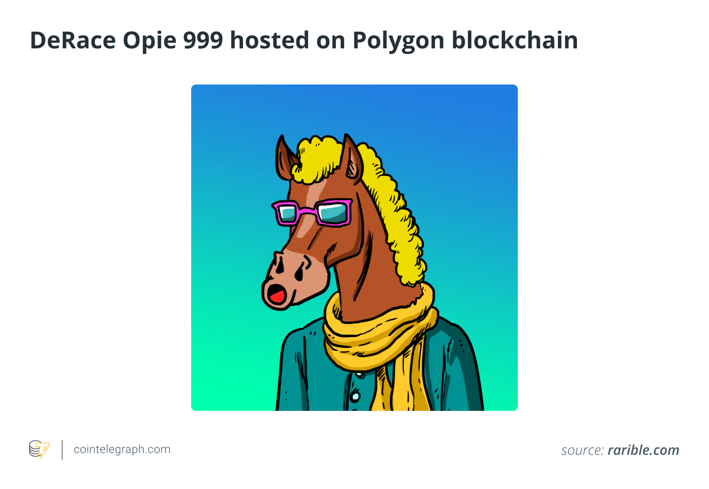 DeRace Opie 999 alojado en la cadena de bloques Polygon
