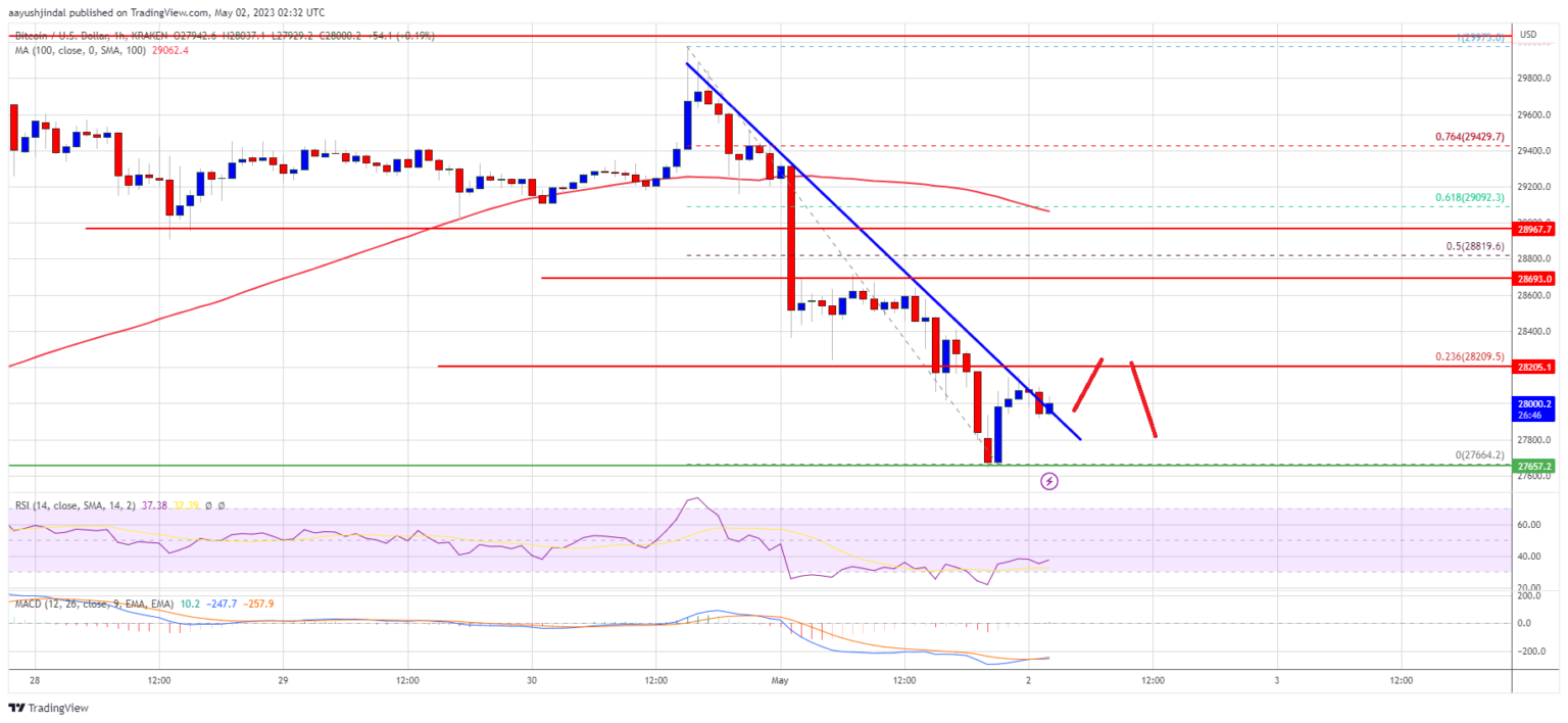 Harga Bitcoin Terus Meluncur Saat Sentimen Pasar Crypto Memukul