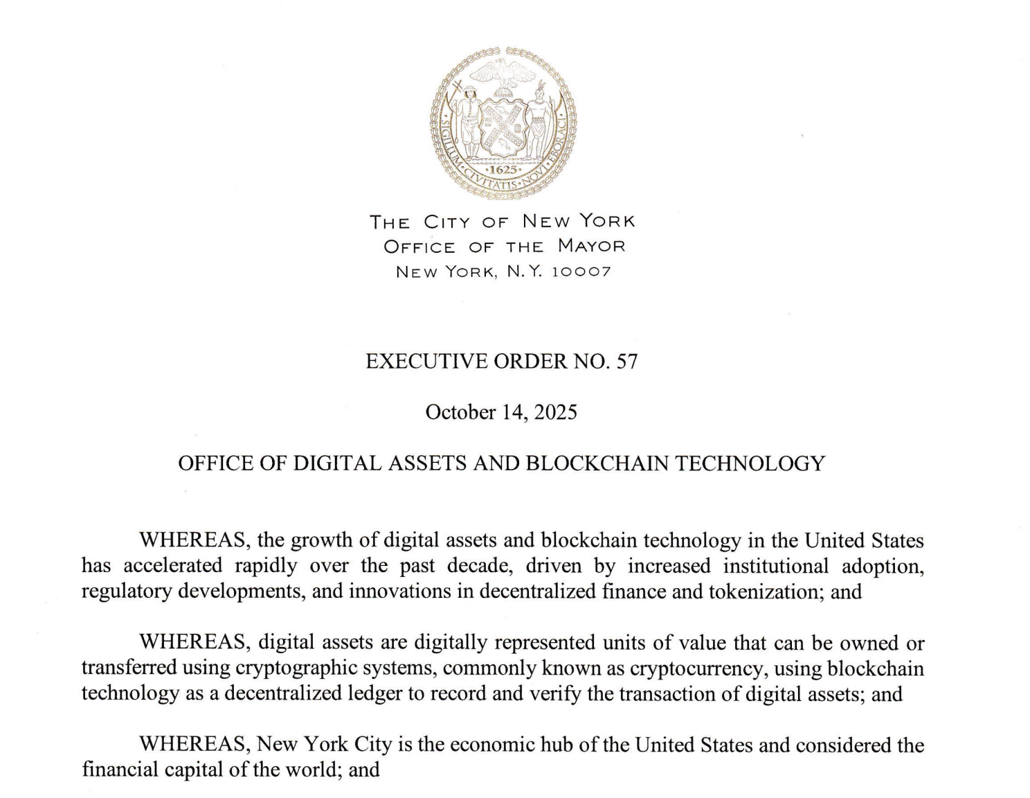 Cryptocurrencies, law, politics, New York, policy