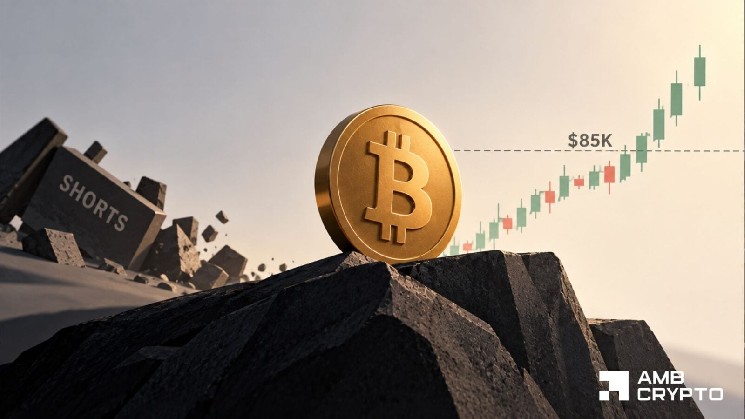 Bitcoin price reclaims $85K as $612M shorts get liquidated – Can BTC hold?