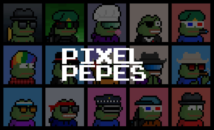 Monedero Ordinals Airdroped Pixel Pepes NFT después de que la ola PEPE se fortalece