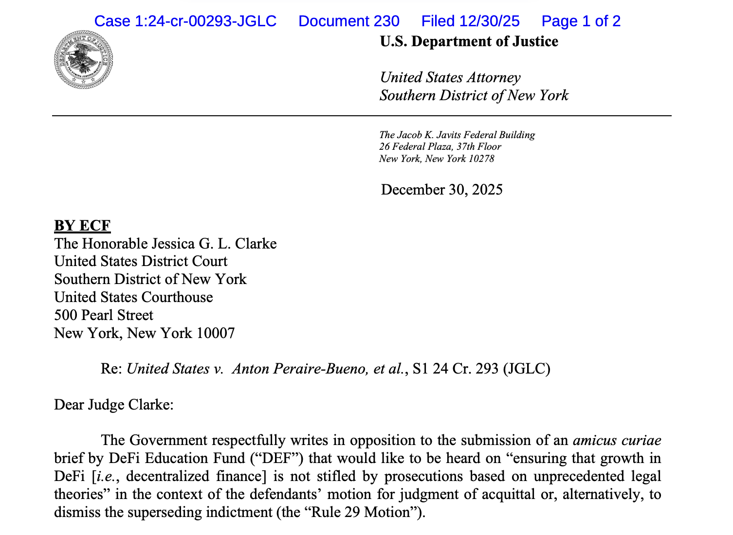 Law, Ethereum, Court, Crimes, DeFi