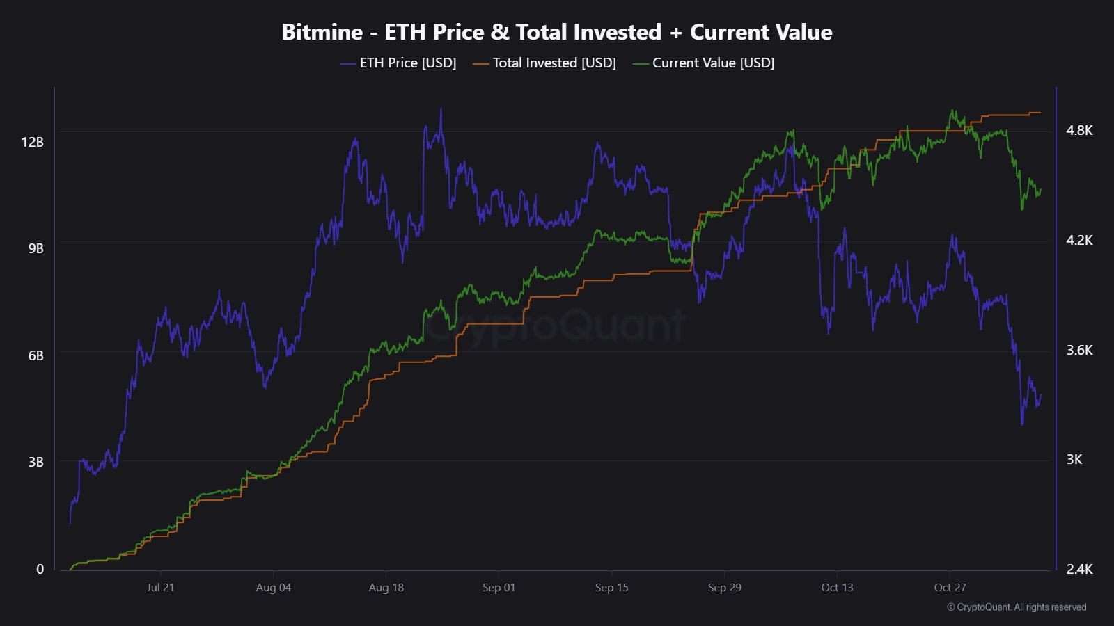BitMine's Ethereum Holdings.