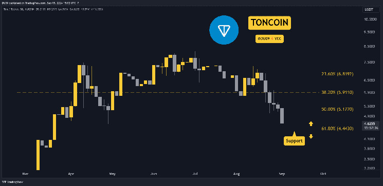 Прогноз цены TON: почему Toncoin упал на 18% на этой неделе и что дальше?